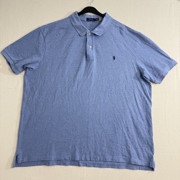 Polo Ralph Lauren Blue Size 3XB Short Sleeve Shirt - Picture 1 of 7